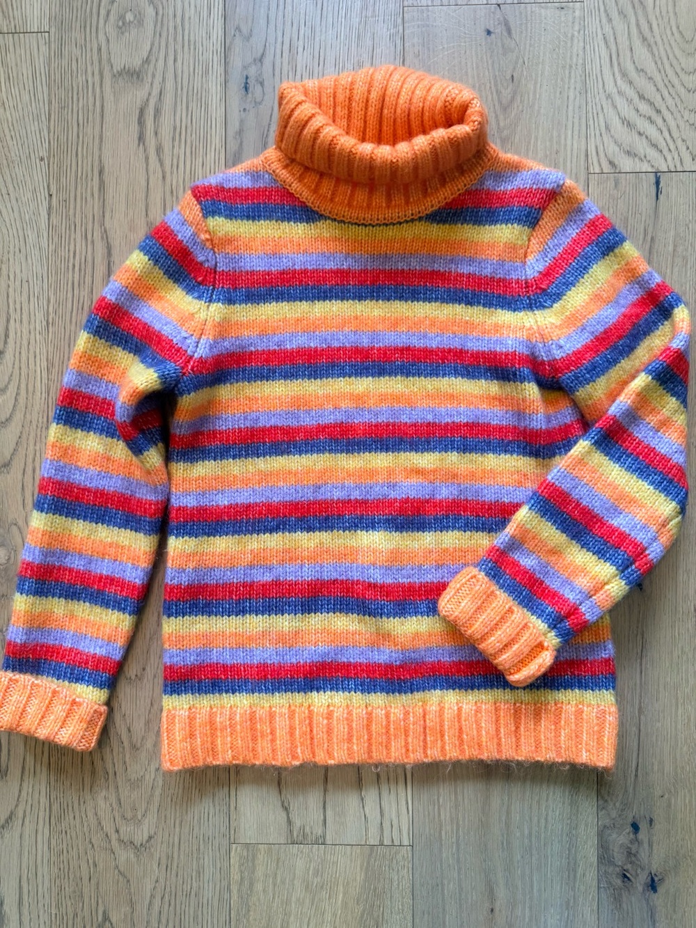 Women’s Wrangler Petite Med Striped Turtleneck Sweater